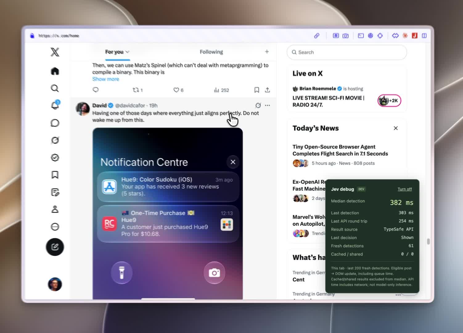 Hide posts on X in plain language